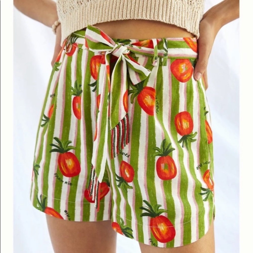 🍍🐓  FARM RIO Shorts Size L, NWT Anthropologie